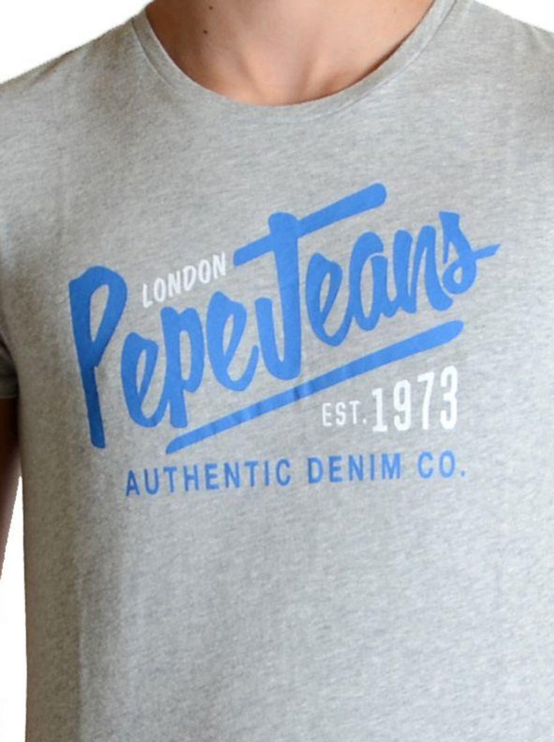 Tee Shirt Pepe Jeans Enfant Ace Gris - Kiabi