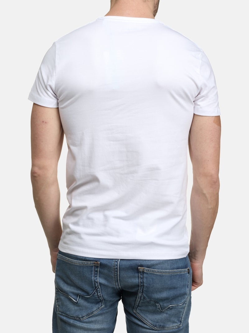 Tee Shirt Pepe Jeans manches courtes Blanc - Kiabi