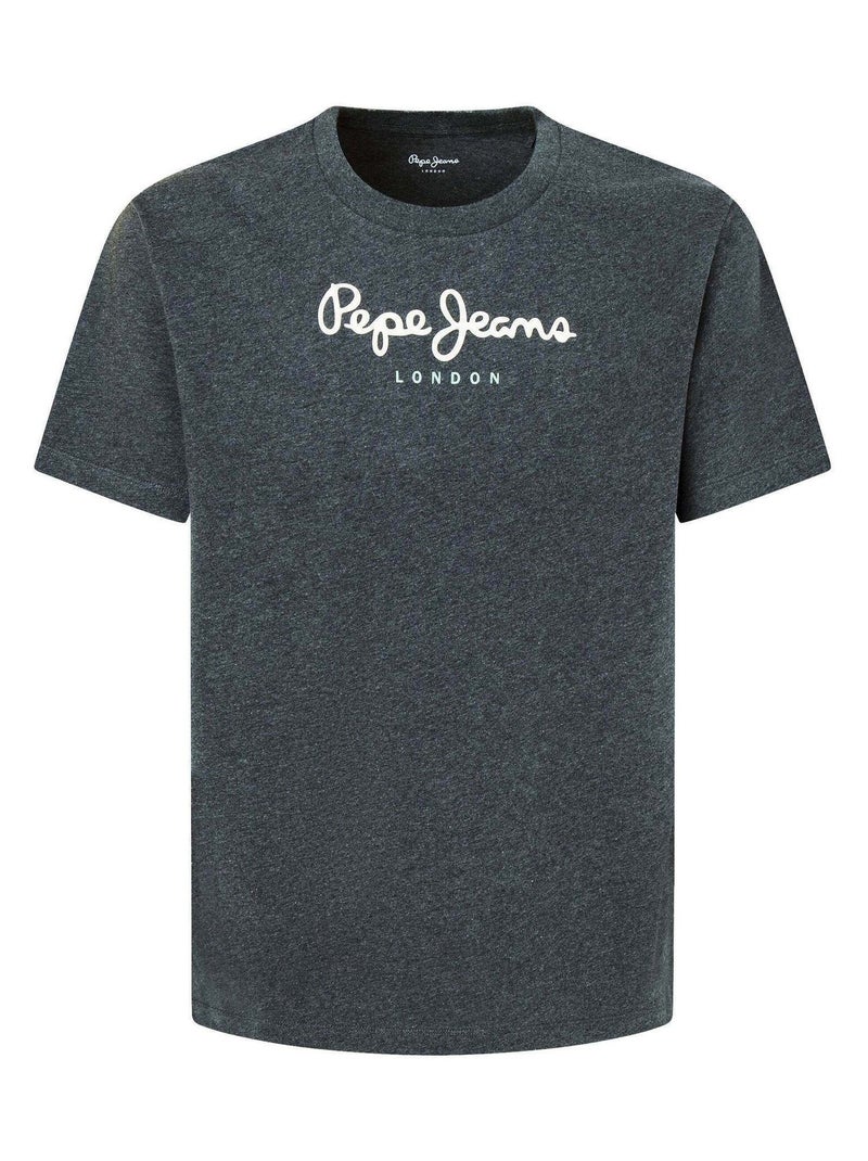 Tee Shirt Pepe Jeans manches courtes Gris chiné - Kiabi