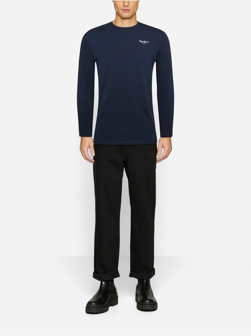 Tee Shirt Pepe Jeans Original basic Bleu - Kiabi