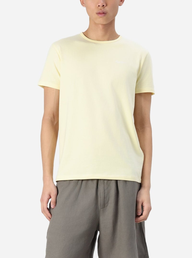 Tee Shirt Pepe Jeans Original basic Jaune - Kiabi