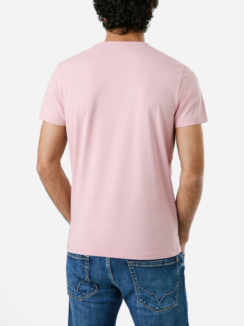 Tee Shirt Pepe Jeans Original basic Rose - Kiabi