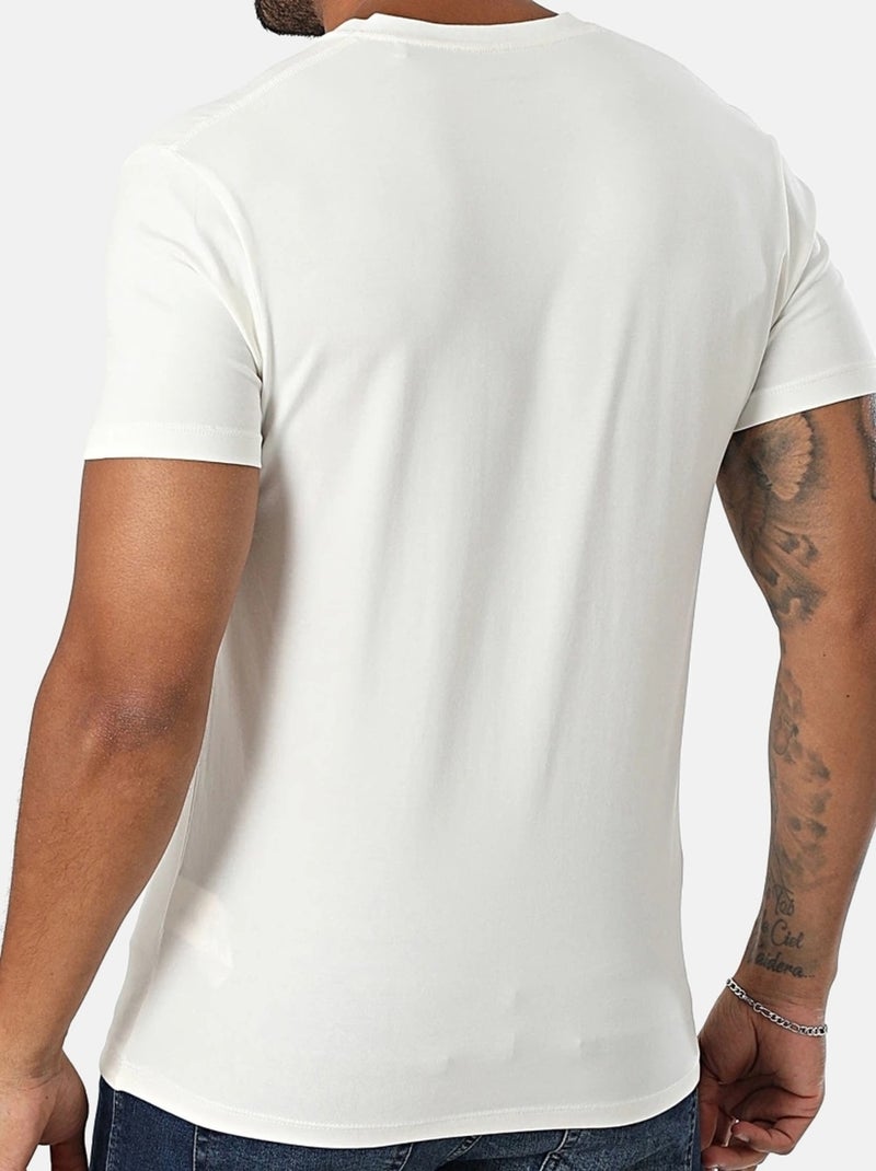 Tee Shirt Pepe Jeans Original Basic V Blanc - Kiabi