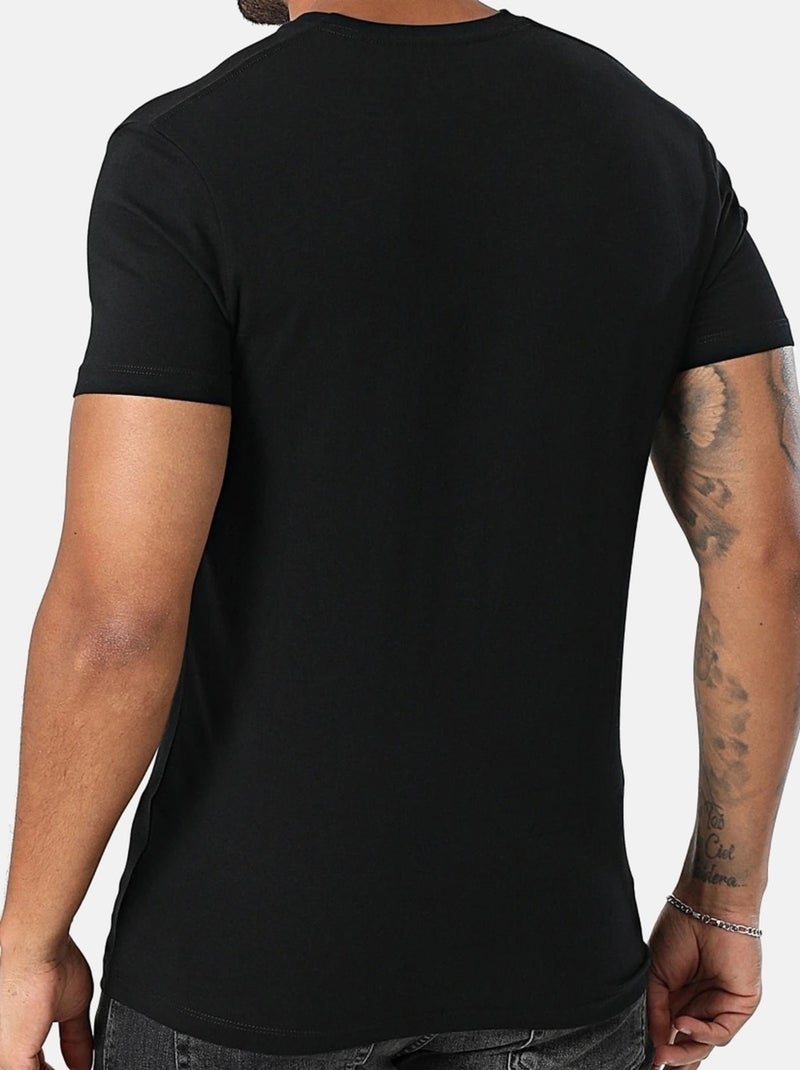 Tee Shirt Pepe Jeans Original Basic V Noir - Kiabi