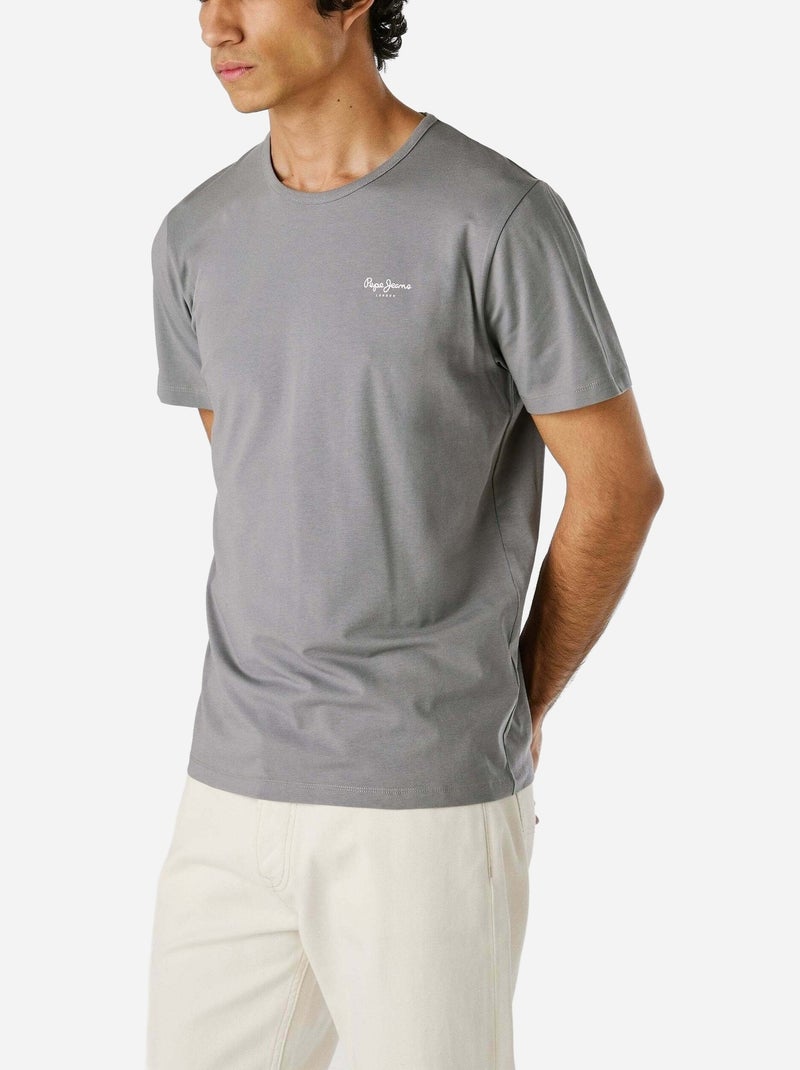 Tee Shirt Pepe Jeans Original Gris - Kiabi