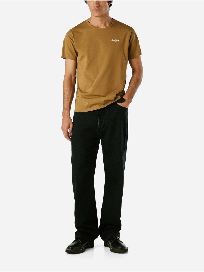 Tee Shirt Pepe Jeans Original Marron - Kiabi