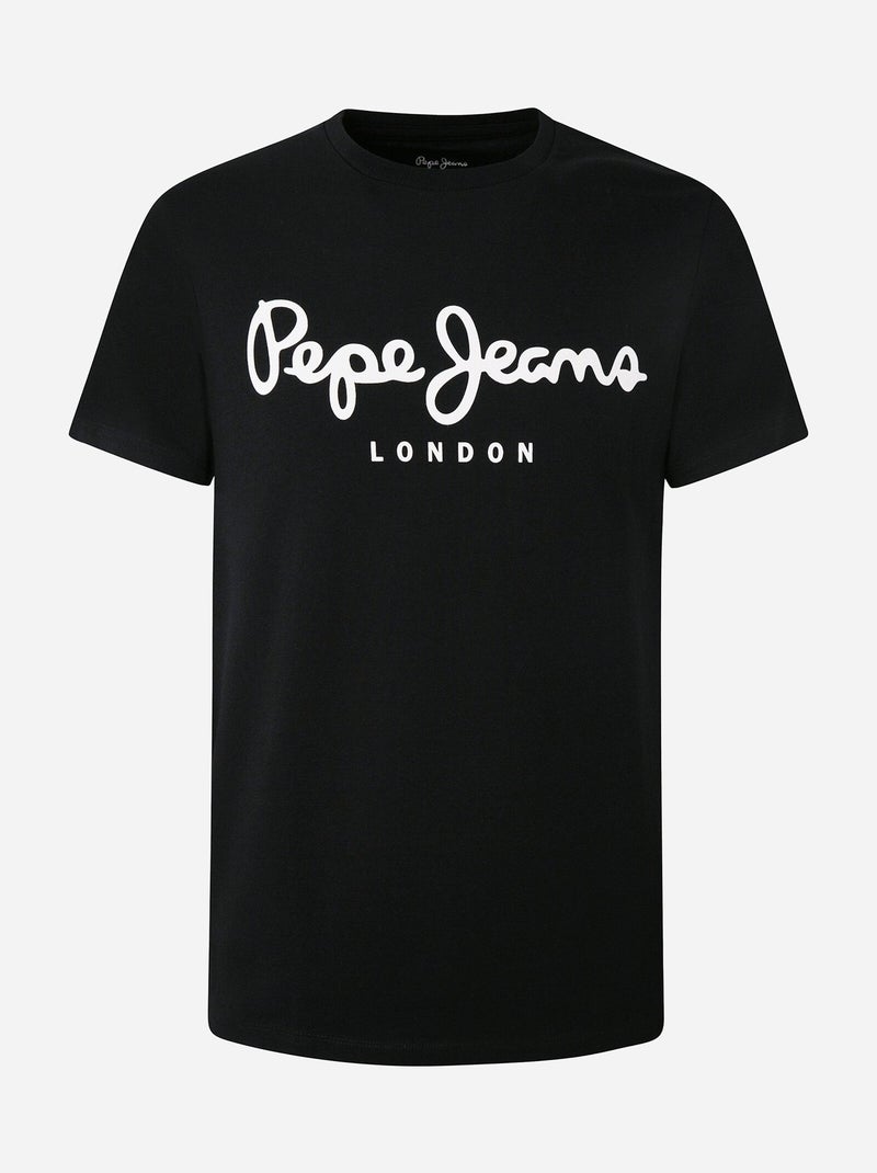 Tee Shirt Pepe Jeans Original stretch Noir - Kiabi