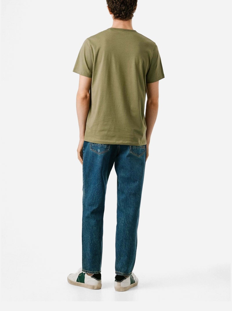 Tee Shirt Pepe Jeans Original Vert - Kiabi