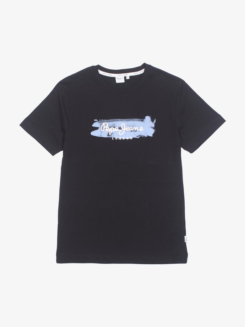 Tee Shirt Pepe Jeans Picthon Noir - Kiabi