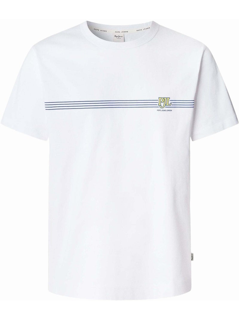 Tee Shirt Pepe Jeans Tad Tee Blanc - Kiabi