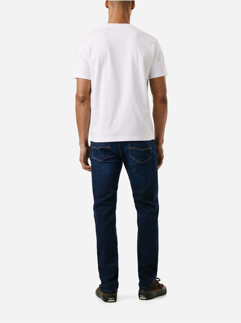Tee Shirt Pepe Jeans Trey tee Blanc - Kiabi