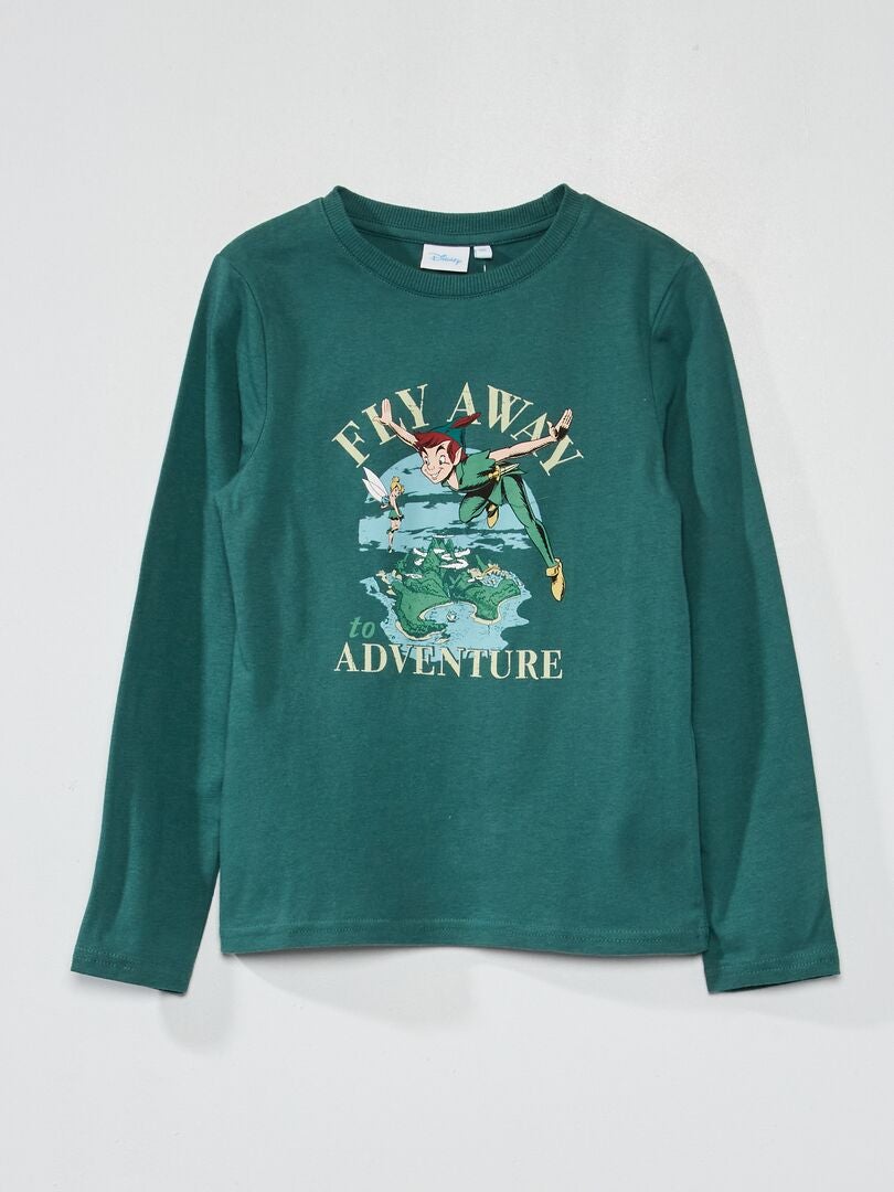Tee-shirt 'Peter Pan' 'Disney' VERT - Kiabi