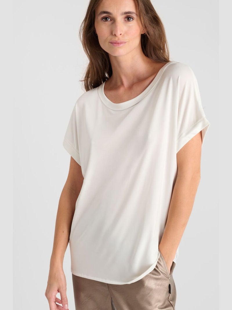 Tee-Shirt PETRA 'Le Temps Des Cerises' Blanc - Kiabi
