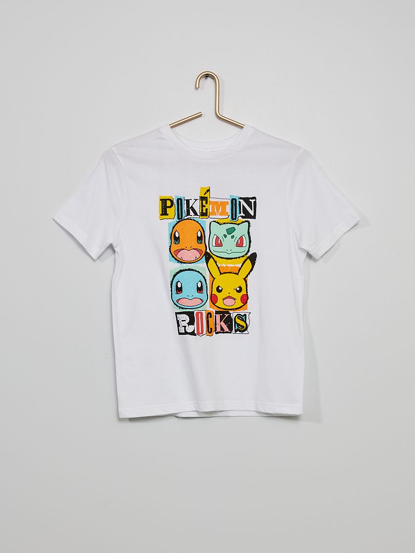 Tee-shirt 'Pokémon' blanc - Kiabi