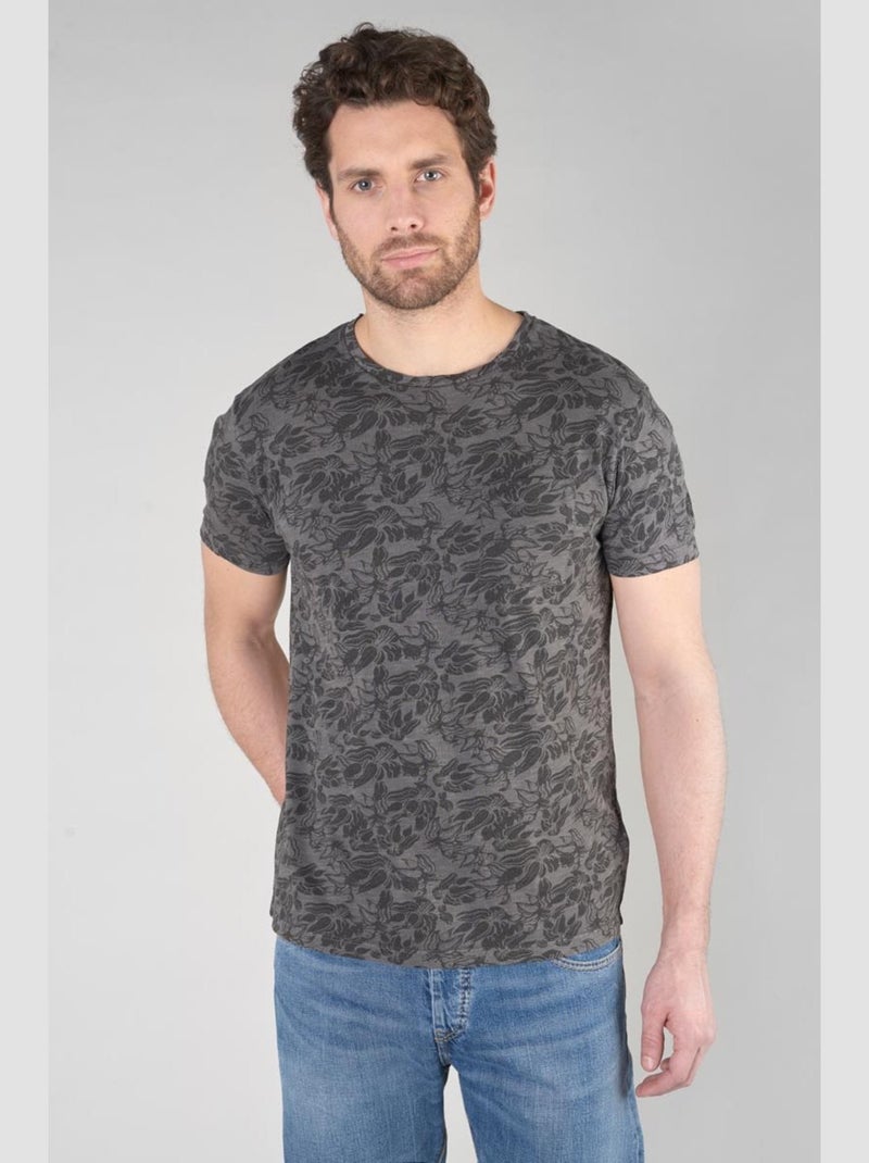 Tee-Shirt PRESAL 'Le Temps Des Cerises' Gris - Kiabi