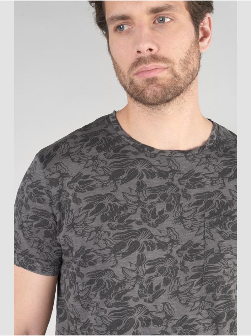 Tee-Shirt PRESAL 'Le Temps Des Cerises' Gris - Kiabi