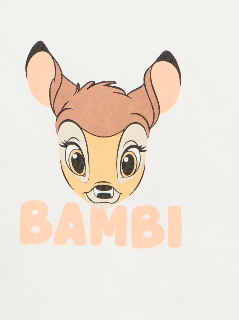 Tee-shirt print 'Disney' Blanc - Kiabi