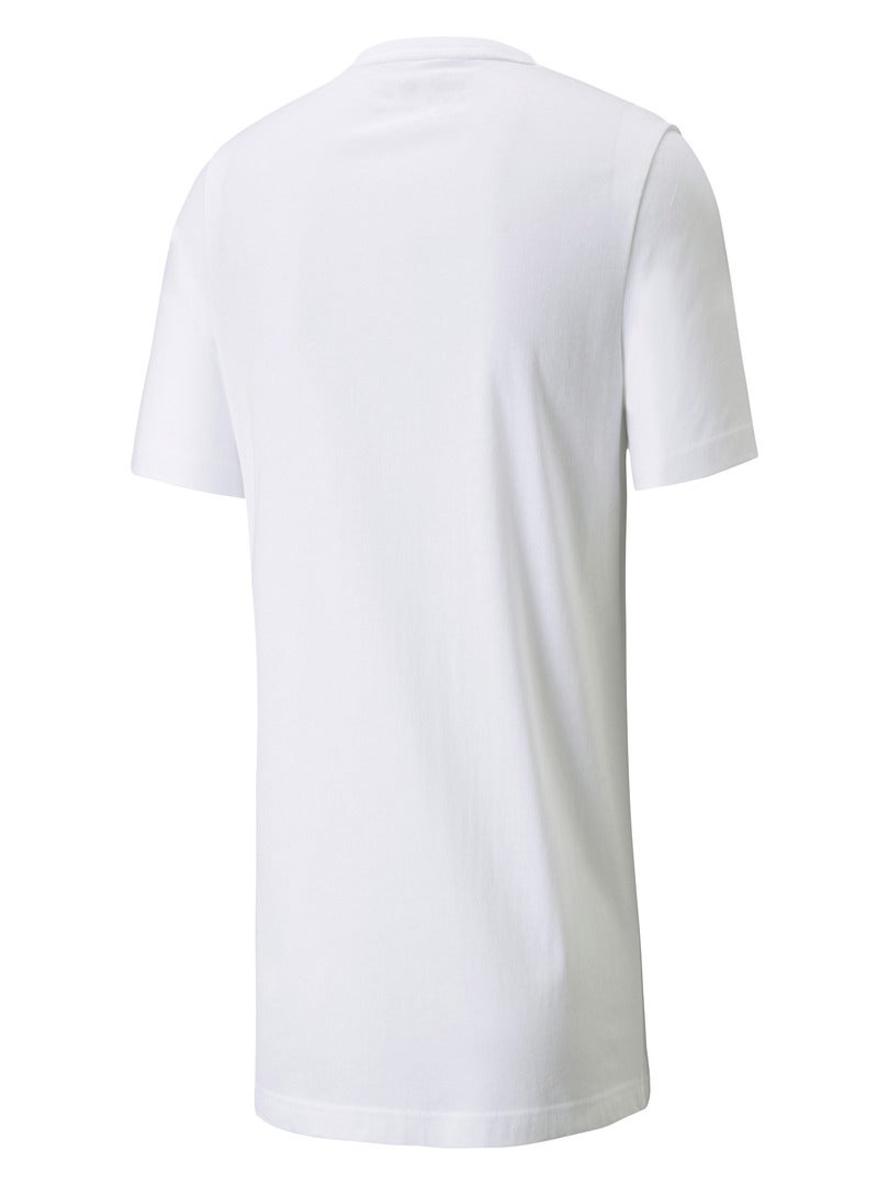 Tee-shirt Puma Bmw Mms Ess Logo Blanc - Kiabi