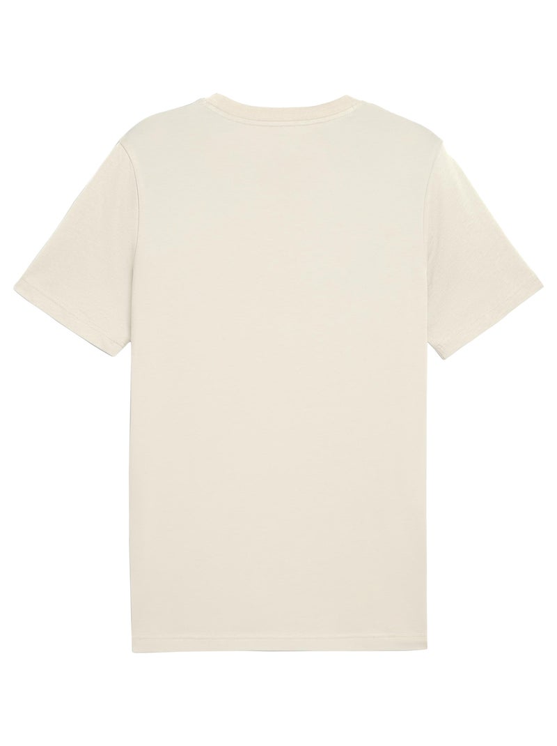 Tee Shirt Puma Ess 2 Color Small Logo Ecru - Kiabi