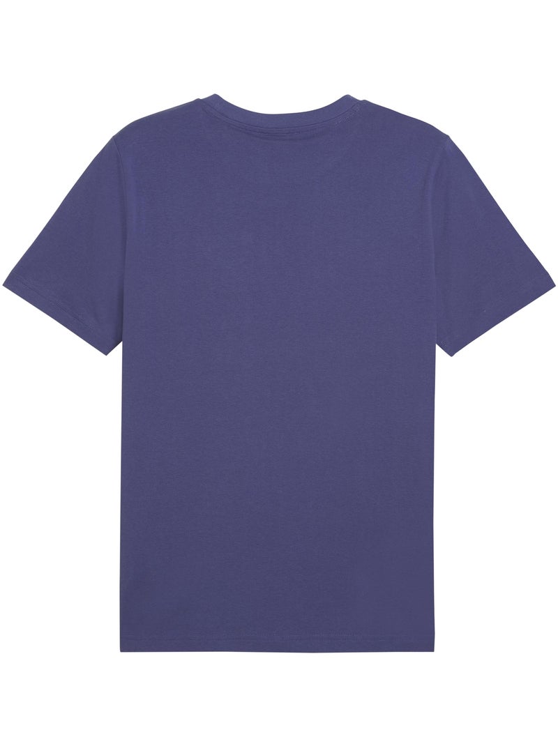 Tee-Shirt Puma Ess Elevated Tee Bleu - Kiabi