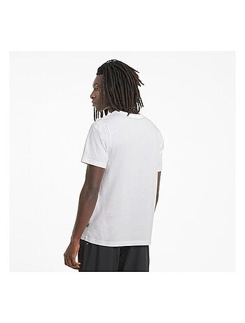 T-shirt homme col rond pur coton Essentials blanc de Impetus