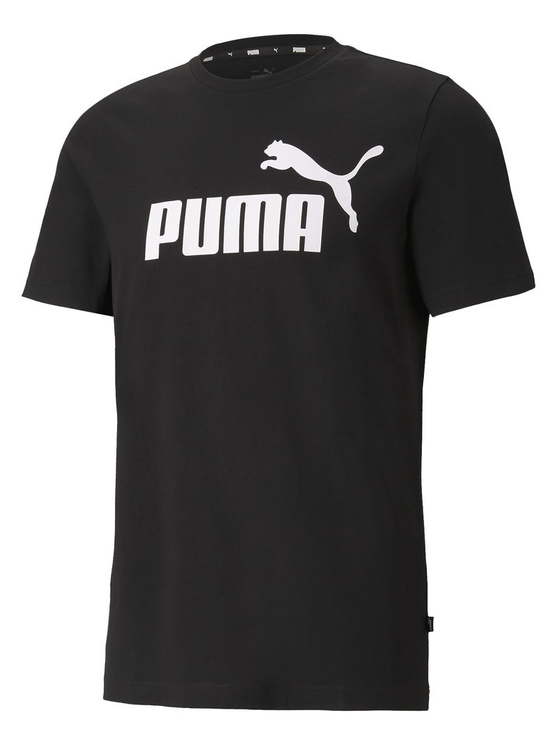 Tee Shirt Puma ESS Logo Noir - Kiabi