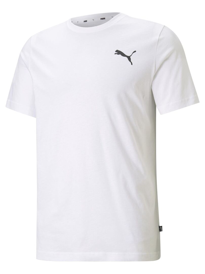Tee Shirt Puma ESS Small Logo Blanc - Kiabi