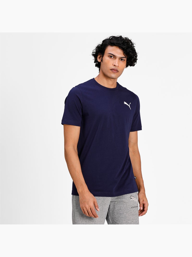 Tee Shirt Puma ESS Small Logo Bleu - Kiabi
