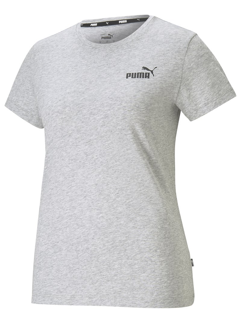 Tee Shirt Puma ESS Small Logo Gris - Kiabi