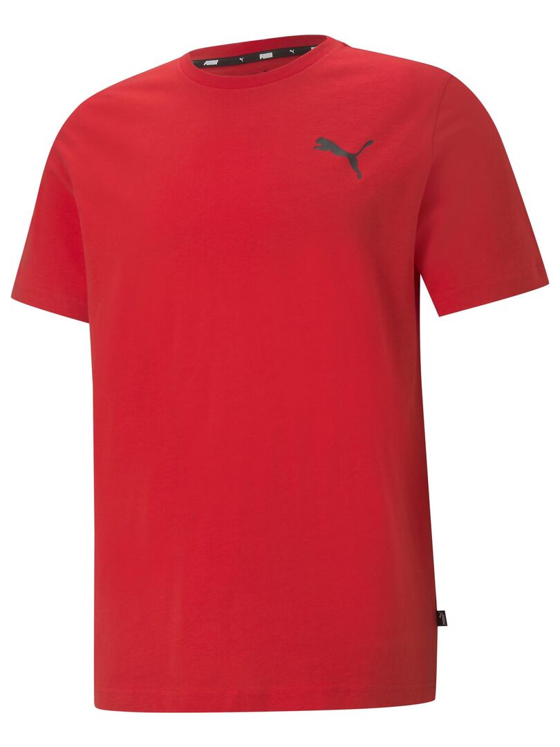 Tee Shirt Puma ESS Small Logo Rouge - Kiabi