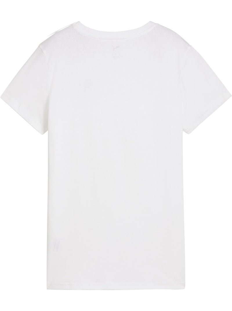 Tee-Shirt Puma Ess Small Logo Tee Blanc - Kiabi