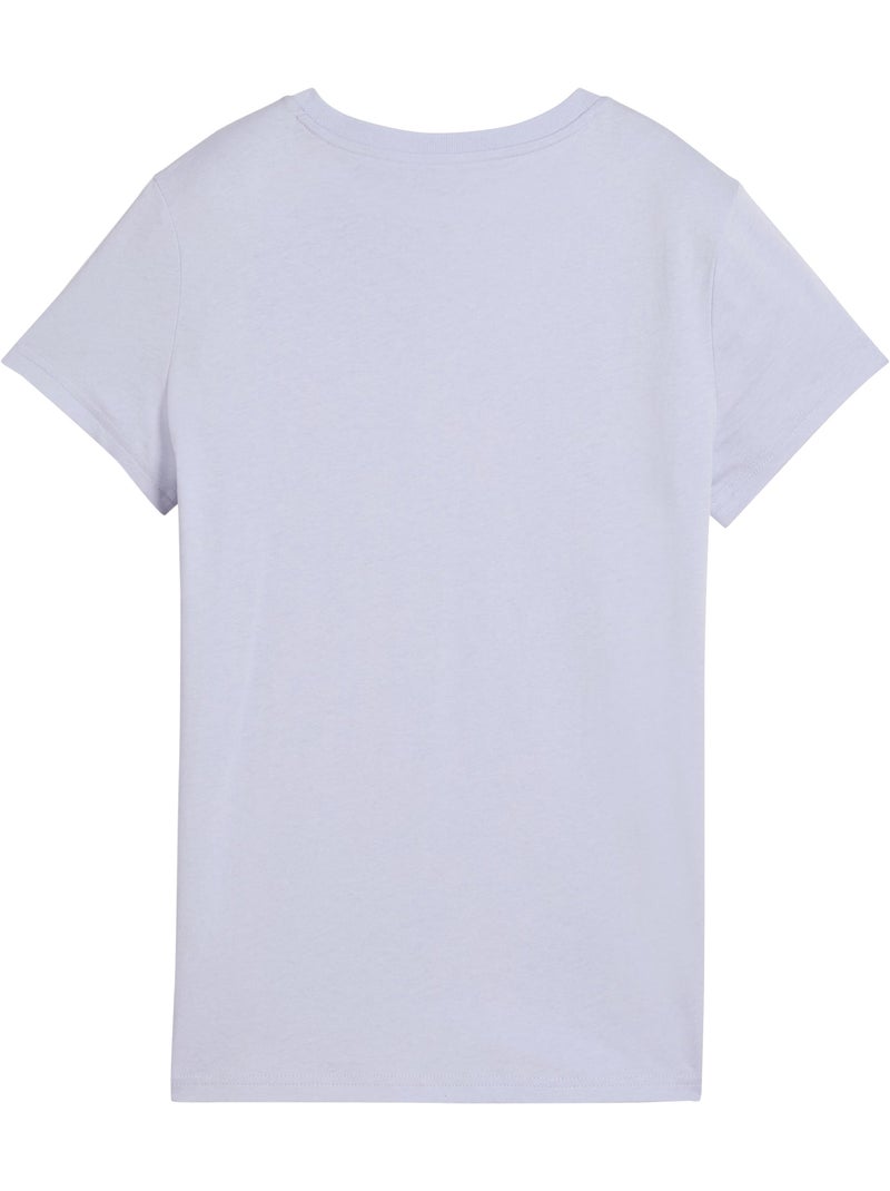 Tee-Shirt Puma Ess Small Logo Tee Bleu ciel - Kiabi