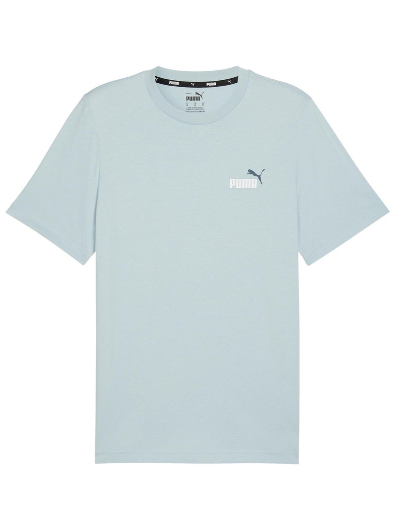 Tee Shirt Puma Ess+2 Col Small Logo Bleu - Kiabi