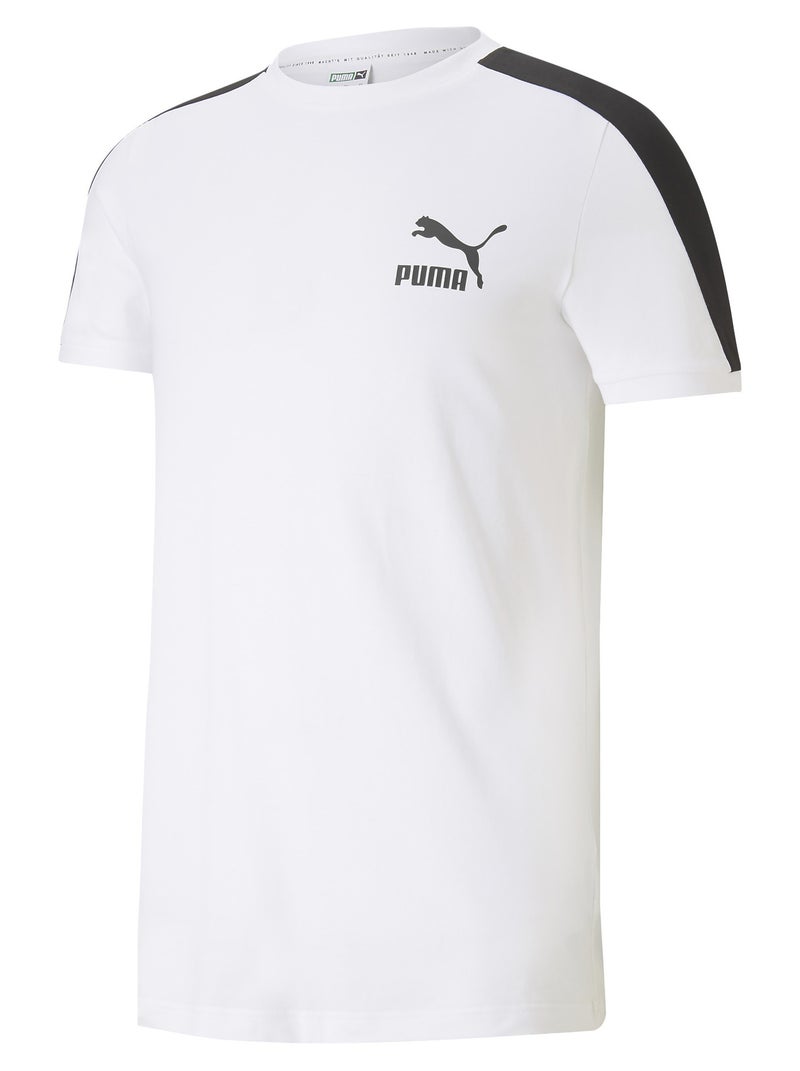 Tee Shirt Puma Iconic T7 Blanc - Kiabi