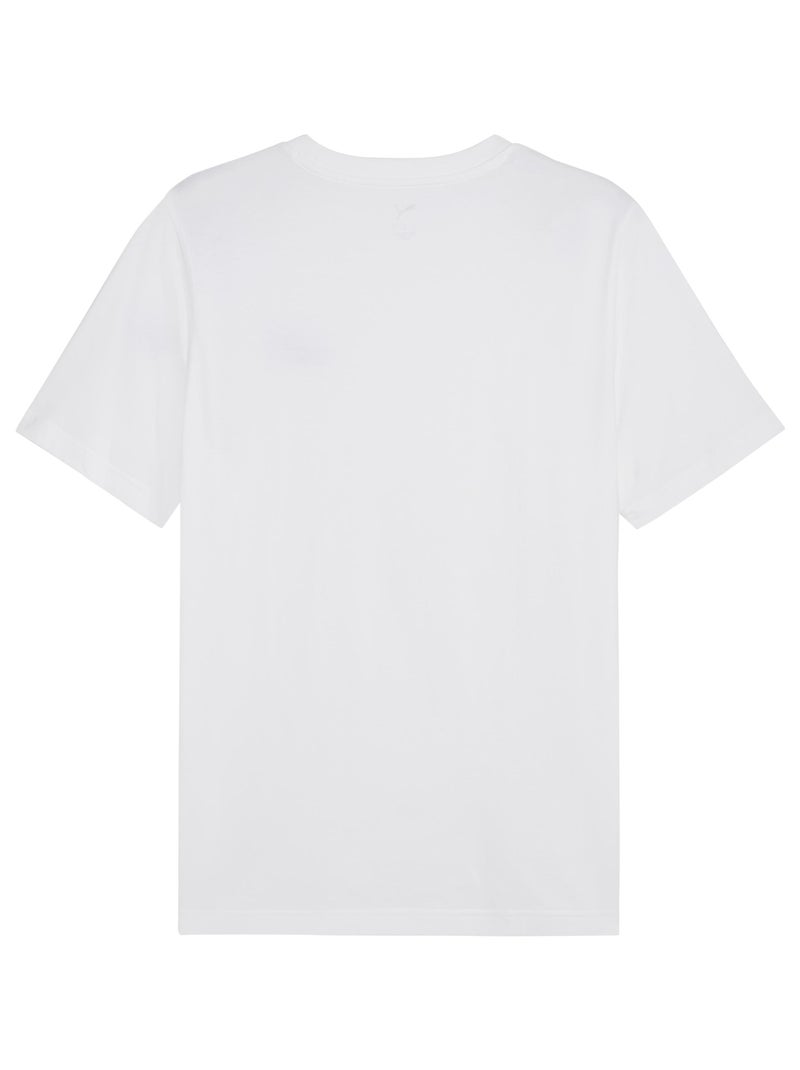 Tee-Shirt Puma Logo Tee Blanc - Kiabi