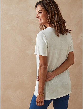 Tee-shirt raffiné avec dentelle - DAXON