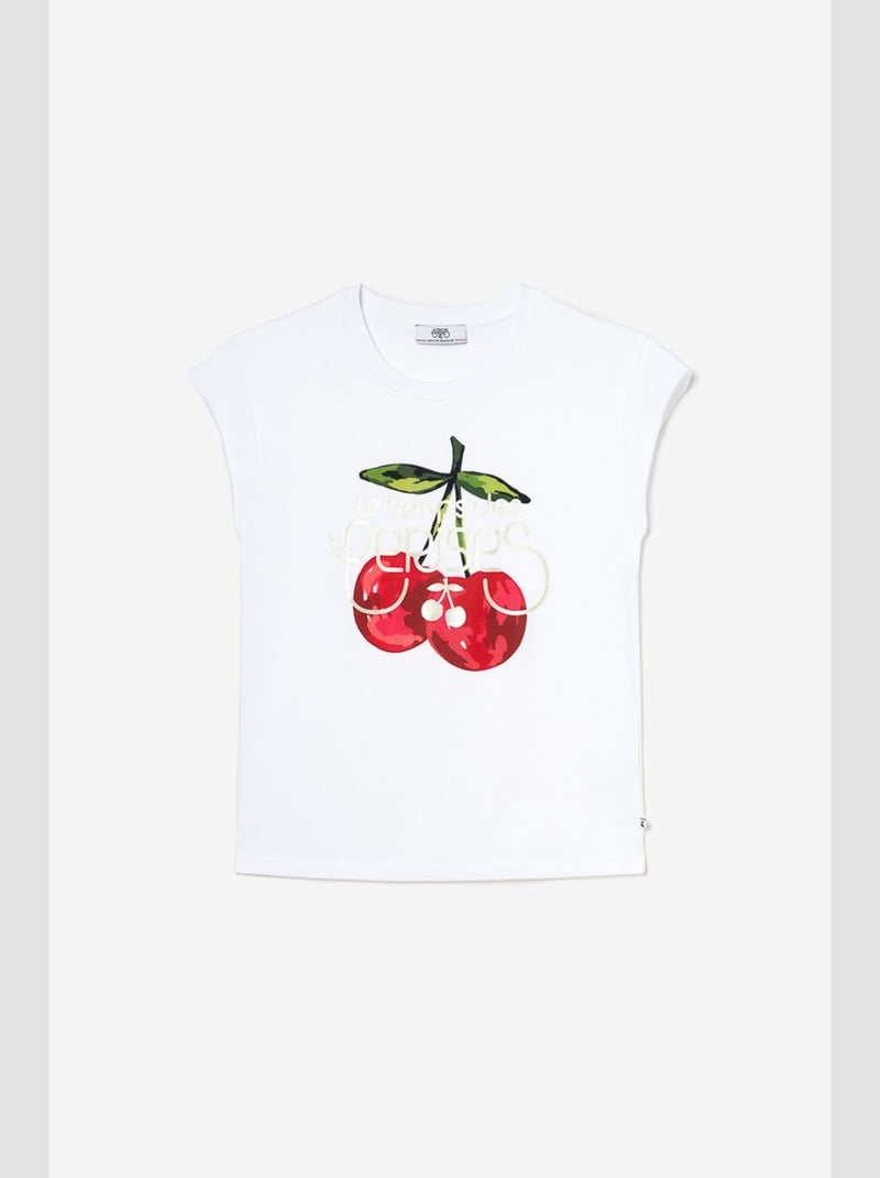 Tee-Shirt RAHIMGI 'Le Temps Des Cerises' Blanc - Kiabi