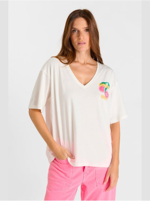 Tee-Shirt RAYA 'Le Temps Des Cerises' - Kiabi Tee-Shirt RAYA 'Le Temps Des Cerises' - Kiabi