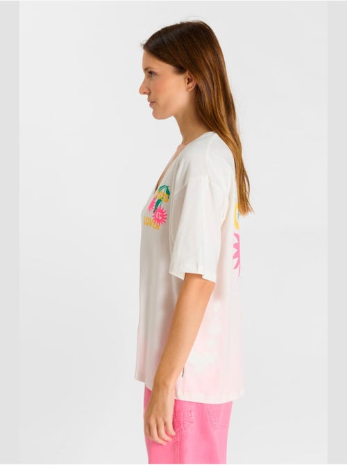 Tee-Shirt RAYA 'Le Temps Des Cerises' - Kiabi Tee-Shirt RAYA 'Le Temps Des Cerises' - Kiabi