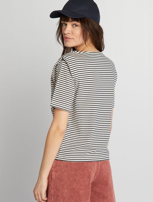 SOL'S 01403 | TEE-SHIRT RAYÉ FEMME MARINE