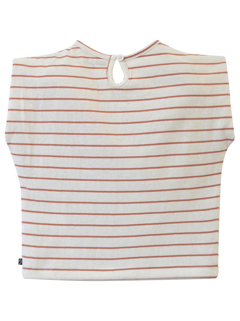 TEE SHIRT RAYE ELSIE Blanc - Kiabi