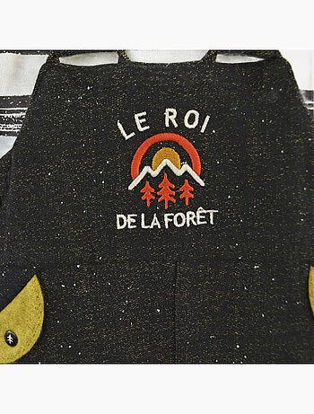 TEE SHIRT RAYE + SALOPETTE DALTON