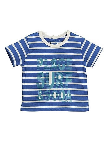 TEE SHIRT RAYE SURF & SODA