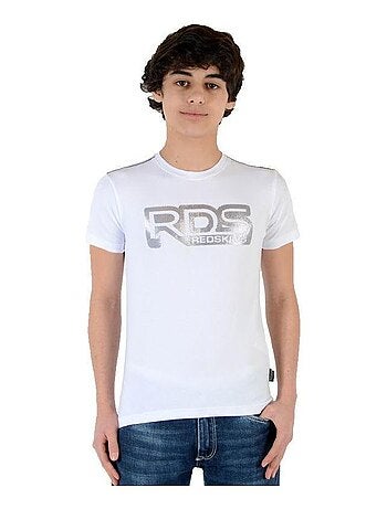 Tee Shirt Redskins Junior Fleming Blanc