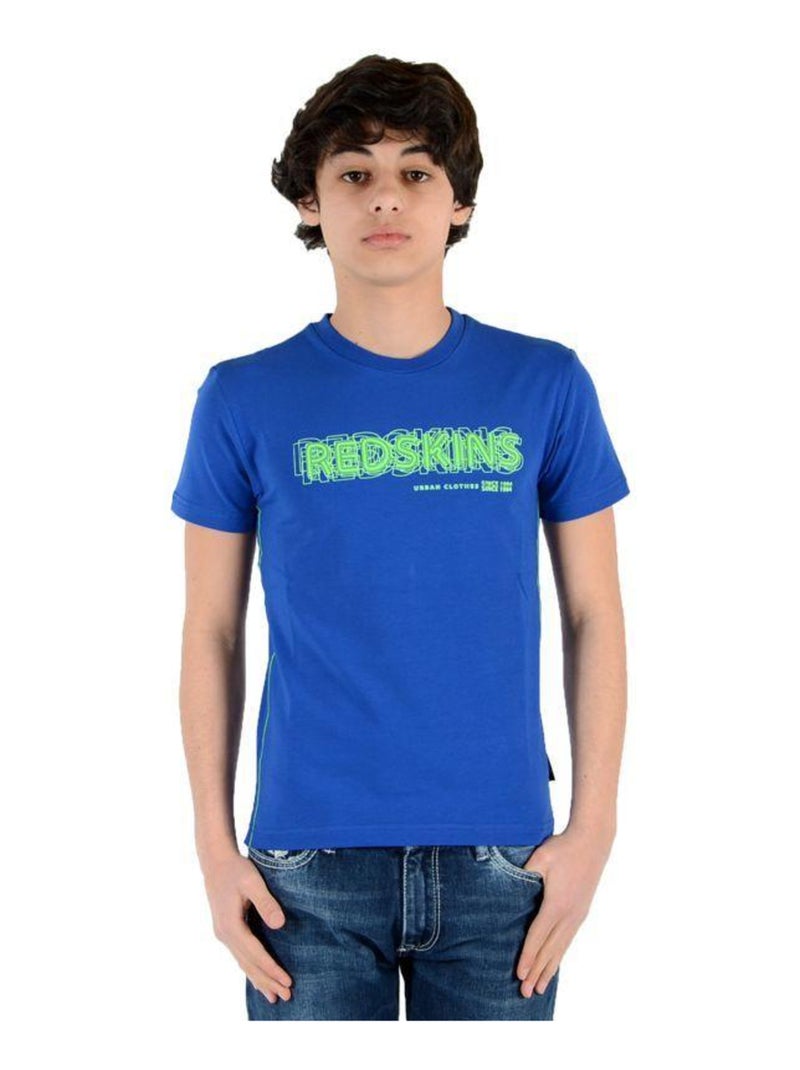 Tee Shirt Redskins Junior Tayson Bleu Royal Bleu - Kiabi