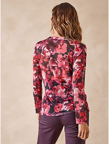 Tee-shirt résille manches longues - DAXON