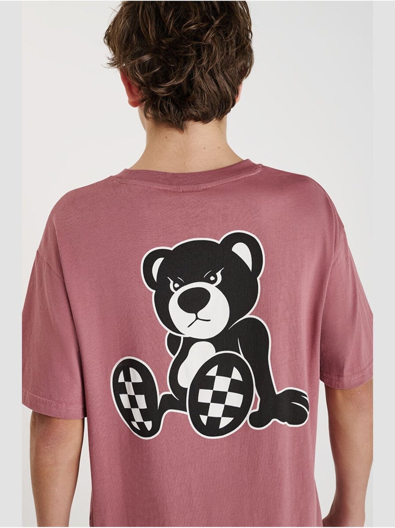 Tee-Shirt RIGABO 'Le Temps Des Cerises' Rose - Kiabi
