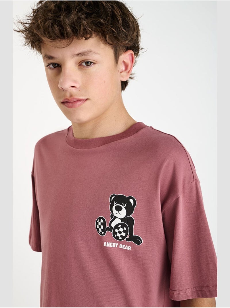 Tee-Shirt RIGABO 'Le Temps Des Cerises' Rose - Kiabi