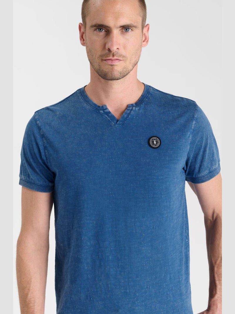 Tee-Shirt RINOTA 'Le Temps Des Cerises' Bleu - Kiabi