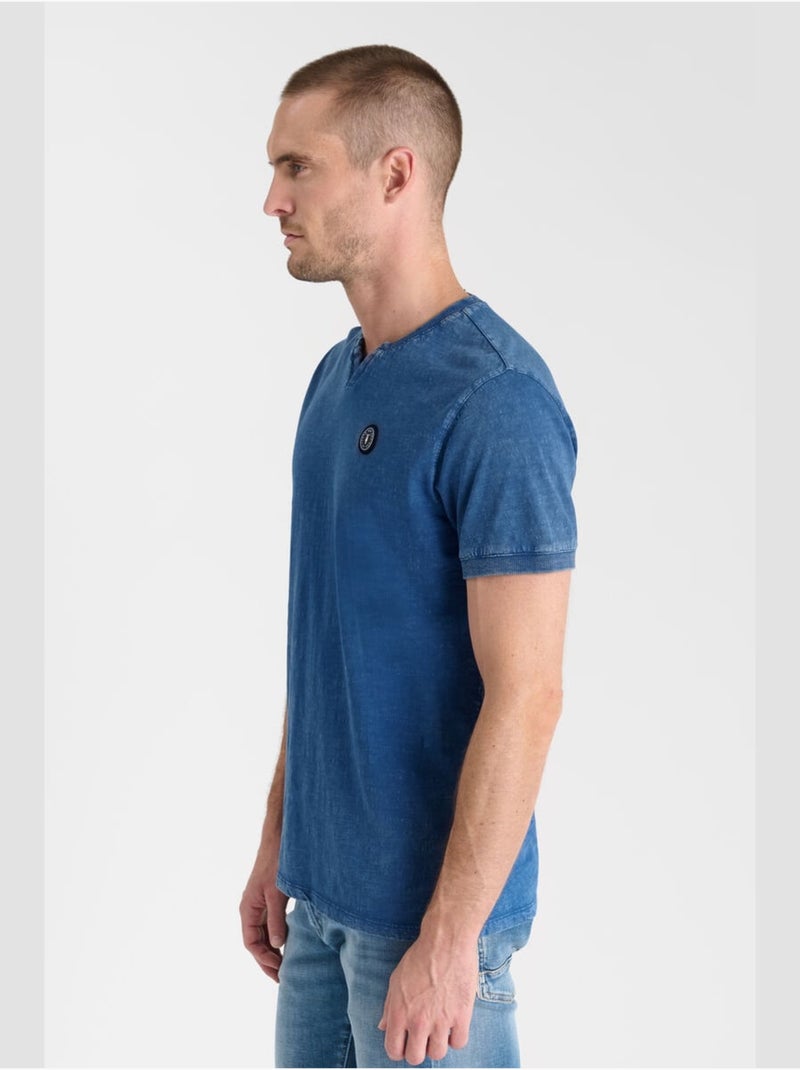 Tee-Shirt RINOTA 'Le Temps Des Cerises' Bleu - Kiabi